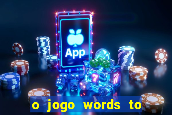 o jogo words to win paga mesmo