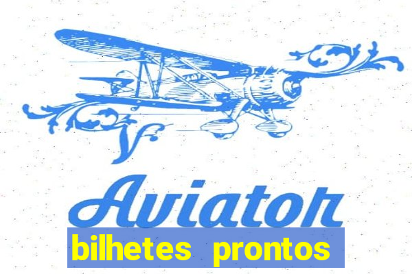 bilhetes prontos futebol hoje