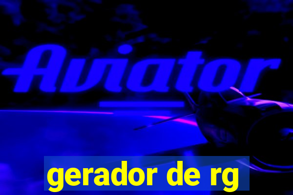 gerador de rg