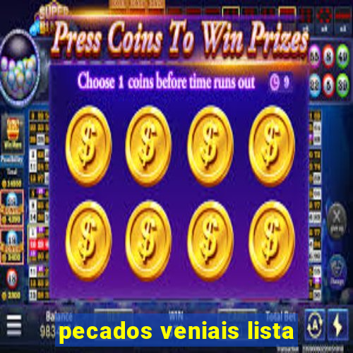 pecados veniais lista