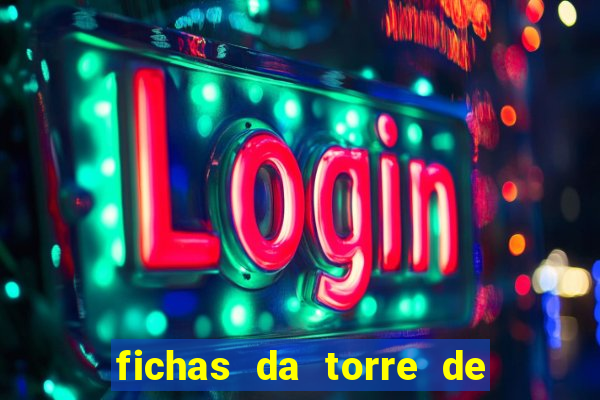 fichas da torre de londres para imprimir