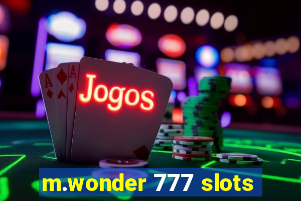 m.wonder 777 slots