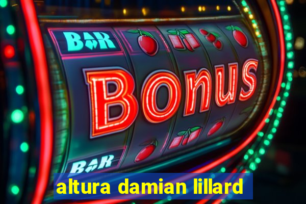 altura damian lillard