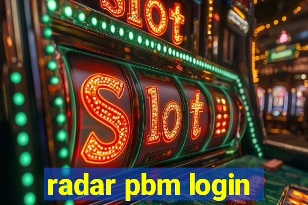 radar pbm login