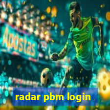radar pbm login