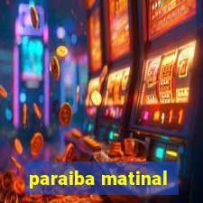 paraiba matinal