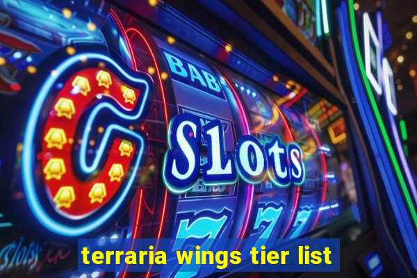 terraria wings tier list