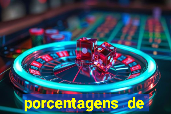porcentagens de jogos pagantes