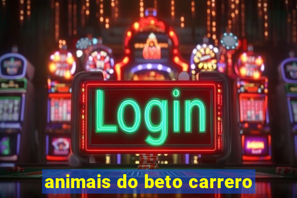 animais do beto carrero