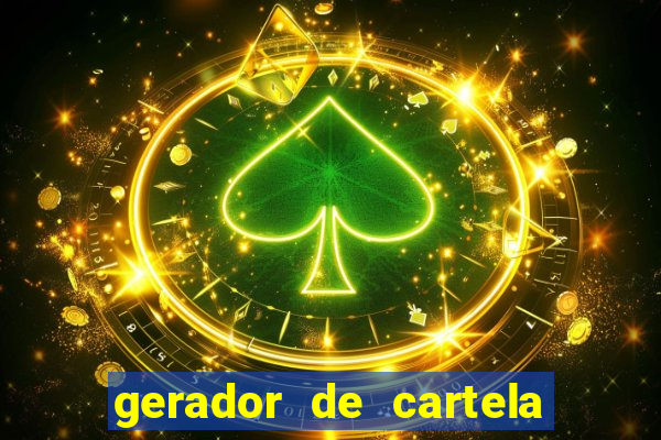 gerador de cartela de bingo