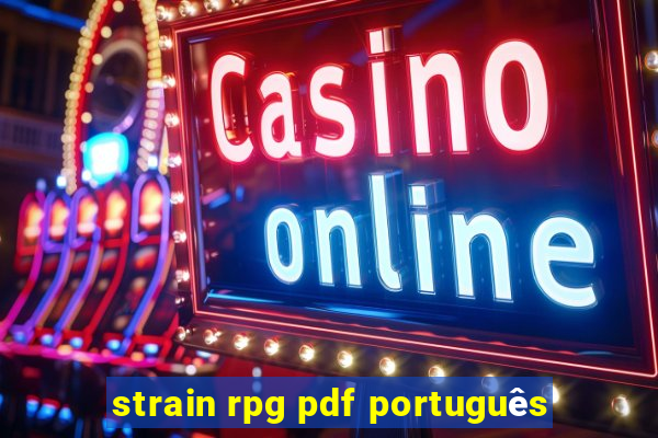strain rpg pdf português