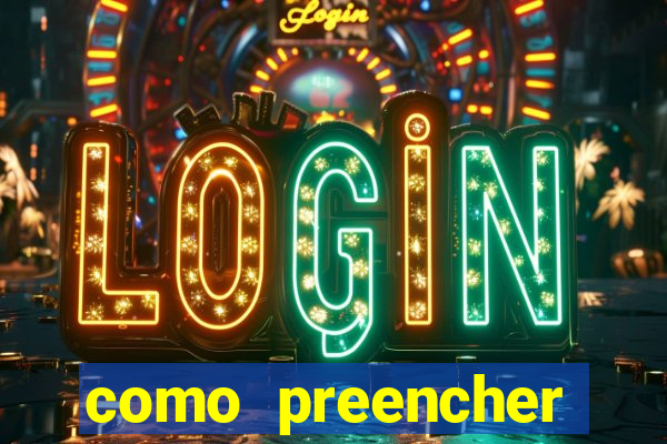 como preencher recibo de pagamento
